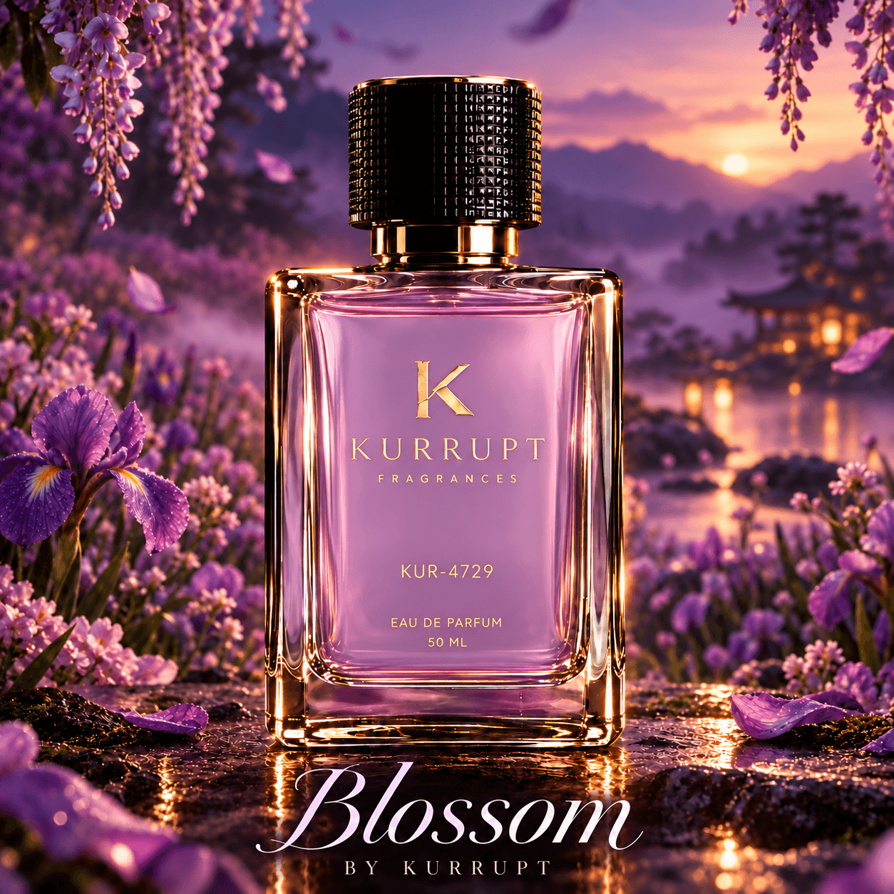 Blossom fragrance bottle